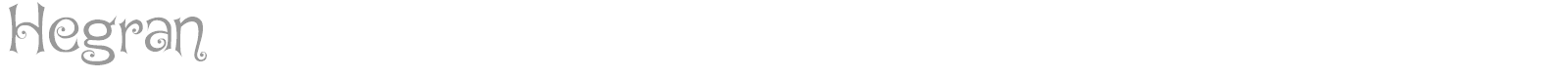 Hegran font preview